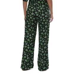 Pantalon de Grossesse Noir/Vert Femme Mamalicious Ellinor