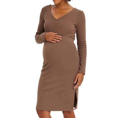 Jupe de Grossesse Marron Femme Vero Moda Marternity Below