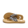 Tongs Beiges/Marines Femme Roxy Porto