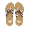 Tongs Beiges/Marines Femme Roxy Porto