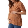 Blouse Orange Femme Femme Mamalicious Hella Lia