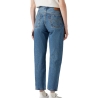 Jean 501 Bleu Foncé Femme Levi's Original Cropped