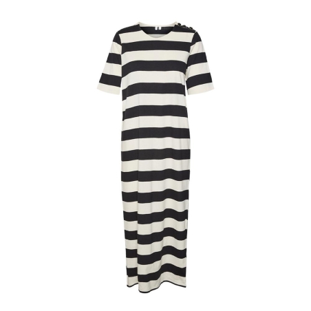 Robe Noir/Beige Femme Vero Moda Milla