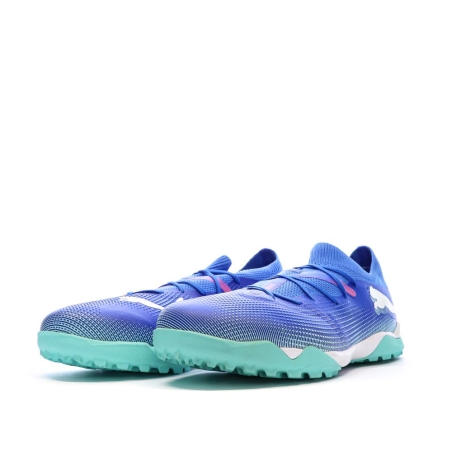 Chaussures de Foot Bleues Homme Puma Future 7 Match TT
