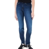 Jean 724 Slim Bleu foncé Femme Levi's Rise Straight Chelsea