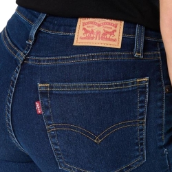 Jean 724 Slim Bleu foncé Femme Levi's Rise Straight Chelsea