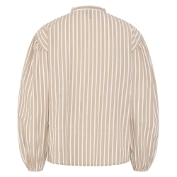 Blouse Blanc/Beige Femme Pieces Lilia