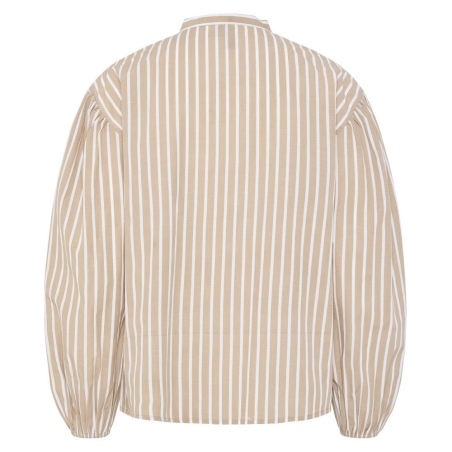 Blouse Blanc/Beige Femme Pieces Lilia