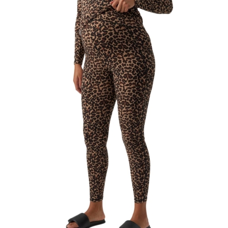 Legging de Grossesse Léopard Femme Vero Moda Marternity Mina