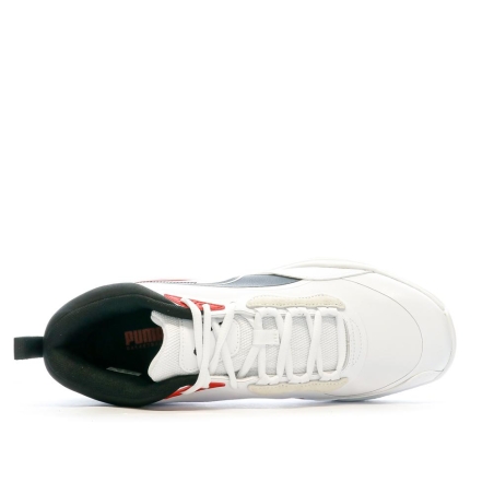 Chaussures de basket Blanche/Rouge/Noir Homme Puma Playmaker