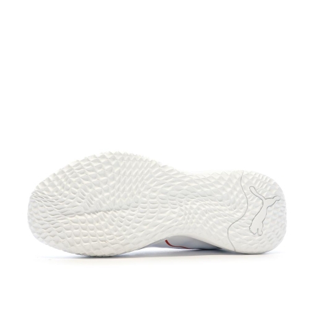 Chaussures de basket Blanche/Rouge/Noir Homme Puma Playmaker