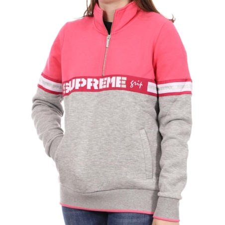 Sweat Rose/Gris Femme Supreme Grip Brigit