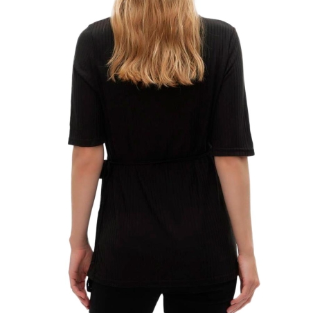 Blouse Noire Femme Mamalicious Trinity