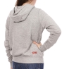 Sweat à Capuche Gris/Vert Femme Supreme Grip Pat