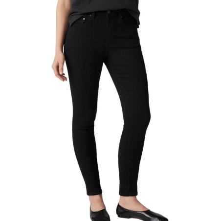Jean 721 Femme Skinny Noir Levi's High Rise Skinny Med Indig