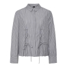Chemise Marine à Rayures Femme Pieces Fabriella