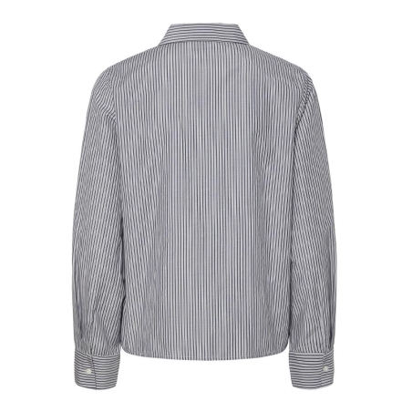 Chemise Marine à Rayures Femme Pieces Fabriella