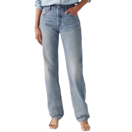 Jean 501 90s Bleu Clair Délavé Femme Levi's