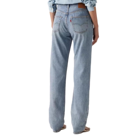 Jean 501 90s Bleu Clair Délavé Femme Levi's