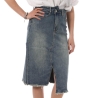 Jupe En Jean Bleu Clair Femme Monday Premium 392