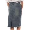 Jupe En Jean Bleu Clair Femme Monday Premium 392