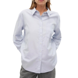 Chemise Bleu Clair Femme Vero Moda Mida Oxford
