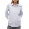 Chemise Bleu Clair Femme Vero Moda Mida Oxford