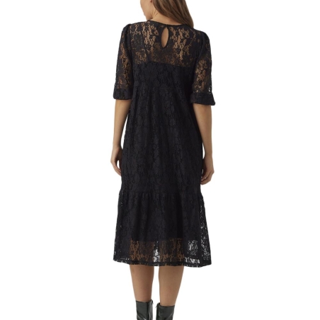 Robe de Grossesse Noir Femme Vero Moda Marternity Calf