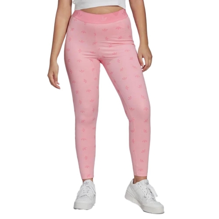 Legging Rose Femme Adidas Aop