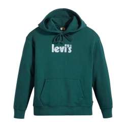 Sweat à capuche Vert Femme Levi's Graphic
