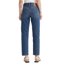 Jean Bleu Femme Levi's Cropped Lightweight Med Indig
