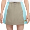 Jupe Taupe/Bleu Femme Nike Skirt