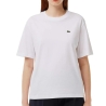 T-shirt Blanc Femme Lacoste Relaxed Fit