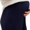 Pantalon de Grossesse Marine Femme MamaliciousPlisse
