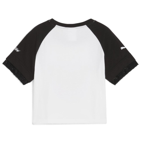 T-Shirt Blanc/Noir Femme Puma Rocky