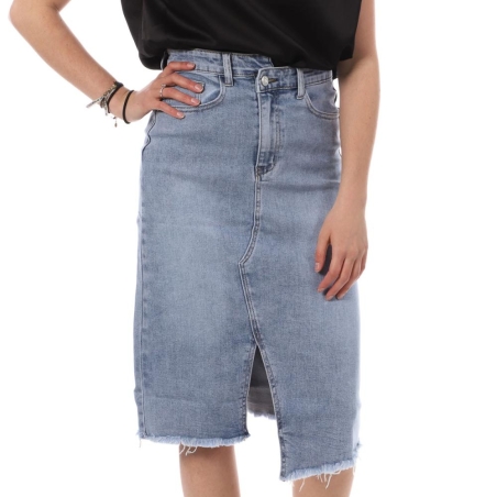 Jupe Asymétrique Bleu Femme Monday Premium Decale