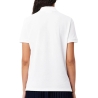 Polo Blanc Femme Lacoste Regular Fit