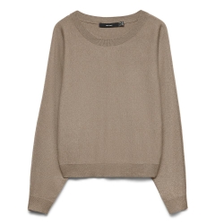 Pull Marron Femme Vero Moda Happyglitter Batwing