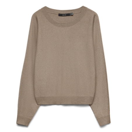 Pull Marron Femme Vero Moda Happyglitter Batwing