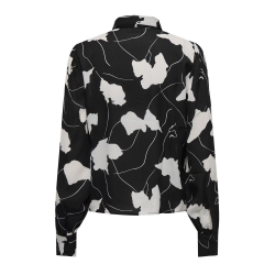 Blouse Noir/Blanc Imprimé Femme JDY Life Boey