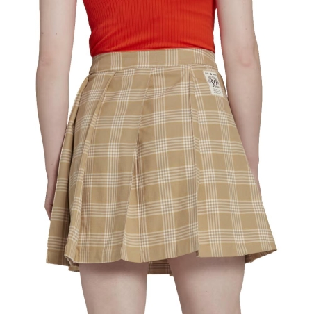 Jupe Beige/Blanc Femme Adidas Skirt IA8352