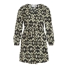 Robe Noire/Beige/Vert Femme Vila Kallila