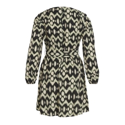 Robe Noire/Beige/Vert Femme Vila Kallila