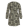 Robe Noire/Beige/Vert Femme Vila Kallila