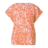 Blouse Blanche/Orange à Motifs Femme JDY Piper