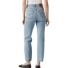 Jean Bleu Clair Femme Levi's Ribcage Straight Ankle Med 72693