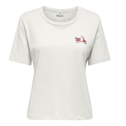 T-shirt Blanc Femme JDY May