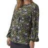 Blouse Noir/Jaune Femme Mamalicious Lia