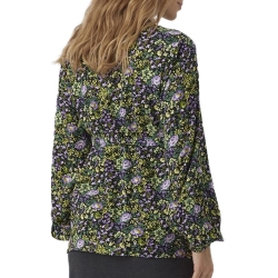 Blouse Noir/Jaune Femme Mamalicious Lia
