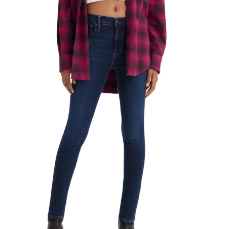 Jean Super Skinny Bleu Brut Femme Levi's 720 Hirise